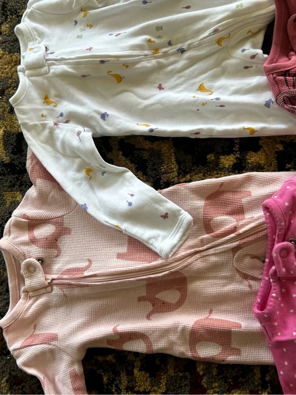 Assorted Newborn Footies - 9 total